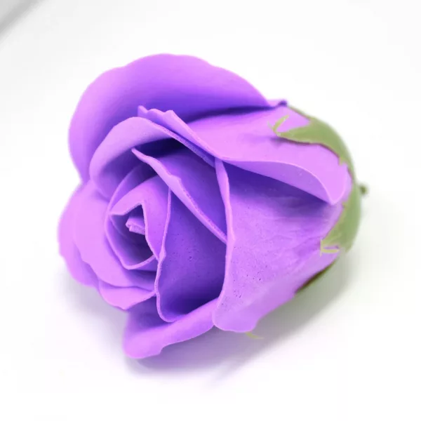 Craft Soap Flowers - Med Rose - Lavender - Image 2