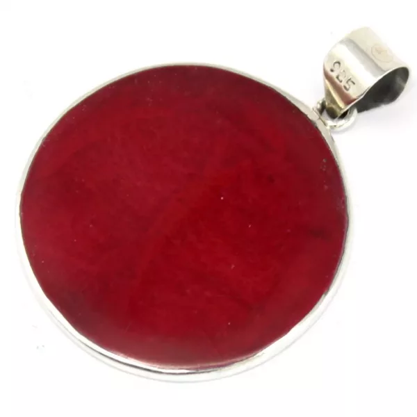 Tree of Life Silver Pendant 30mm - Coral Effect - Image 2