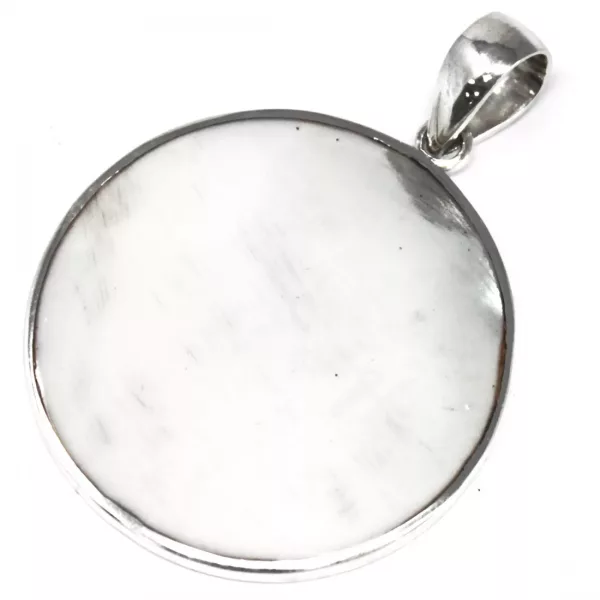 Tree of Life Silver Pendant 30mm - Mother of Pearl - Image 2