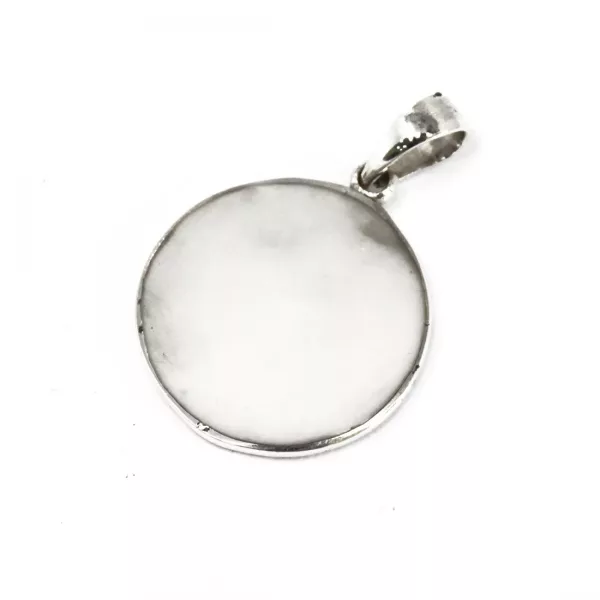 Tree of Life Silver Pendant 22mm - Mother of Pearl - Image 2