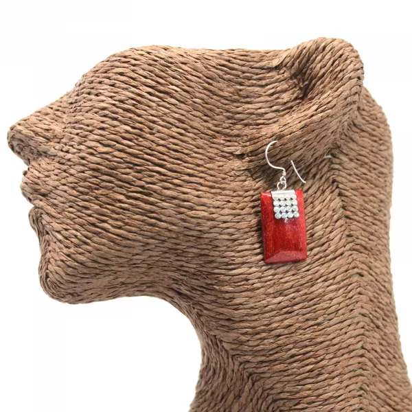 925 Silver Earrings - SQ Mini Discs - Image 3