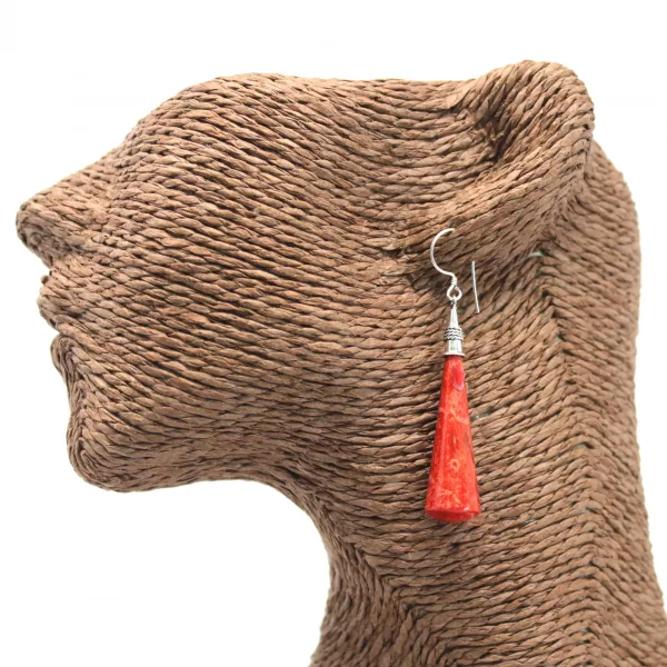 925 Silver Earrings - Long Teardrop - Image 3