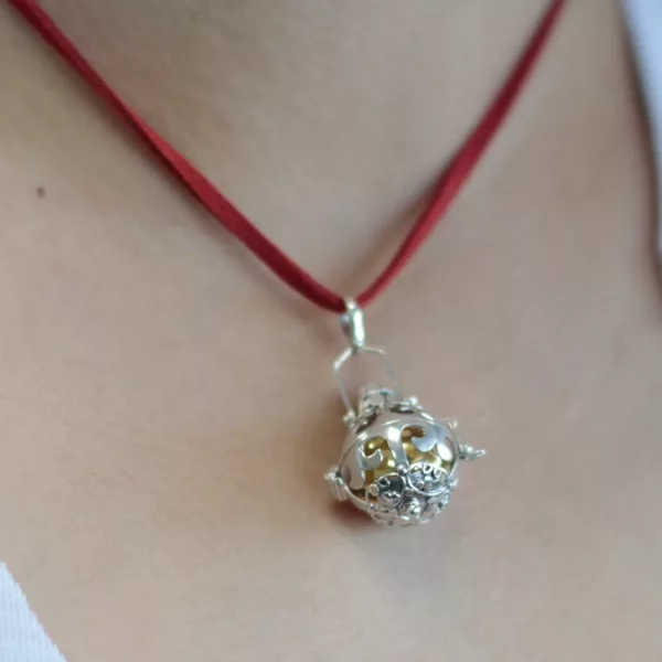 Silver Angel Bell - Magic - 18mm