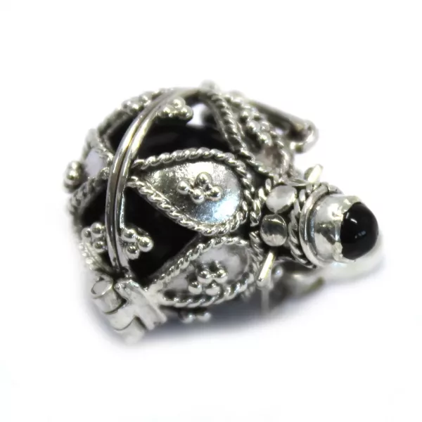 Silver Angel Bell - Darkness - 16mm - Image 4