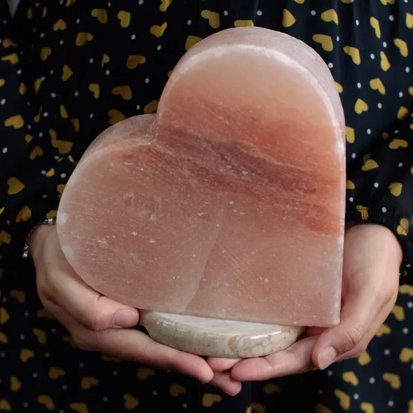 Crafted Salt lamp - Heart - Image 4