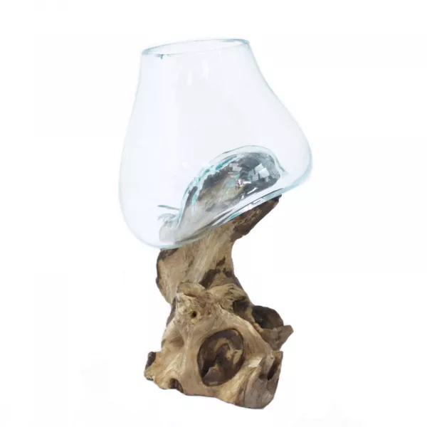 Molten Glass on Wood - Medium Bowl - Image 2