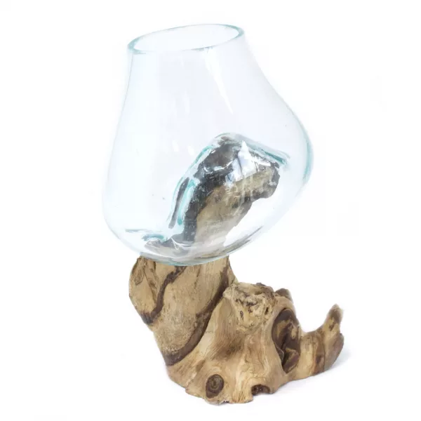 Molten Glass on Wood - Medium Bowl - Image 3