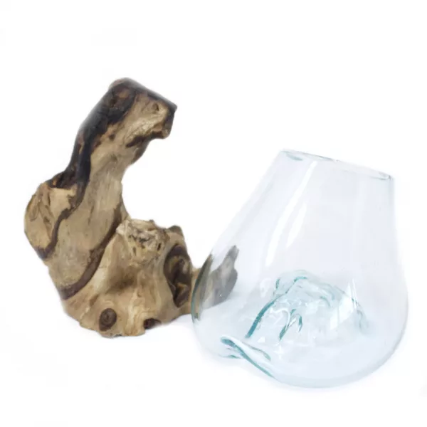 Molten Glass on Wood - Medium Bowl - Image 4
