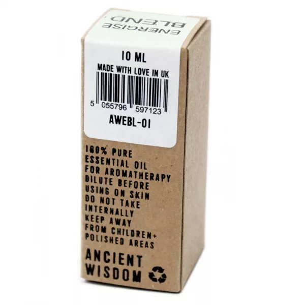 Energising Essential Oil Blend - Boxed - 10ml - Image 3