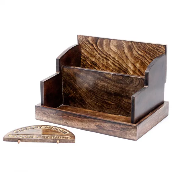 Room Perfume Display Stand - Mango Wood - Image 2