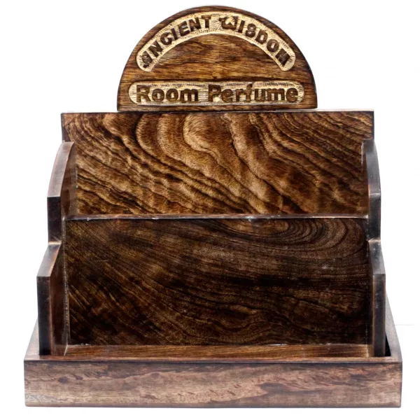 Room Perfume Display Stand - Mango Wood - Image 3