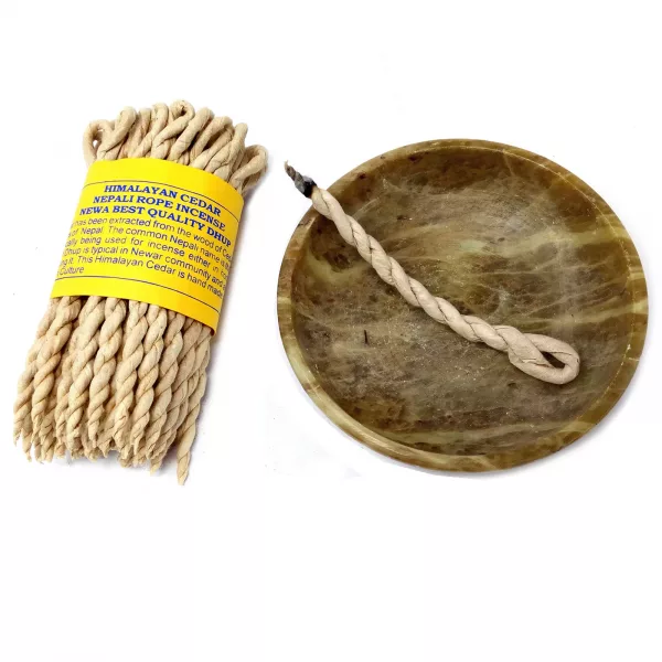 Pure Herbs Cedar Rope Incense - Image 3