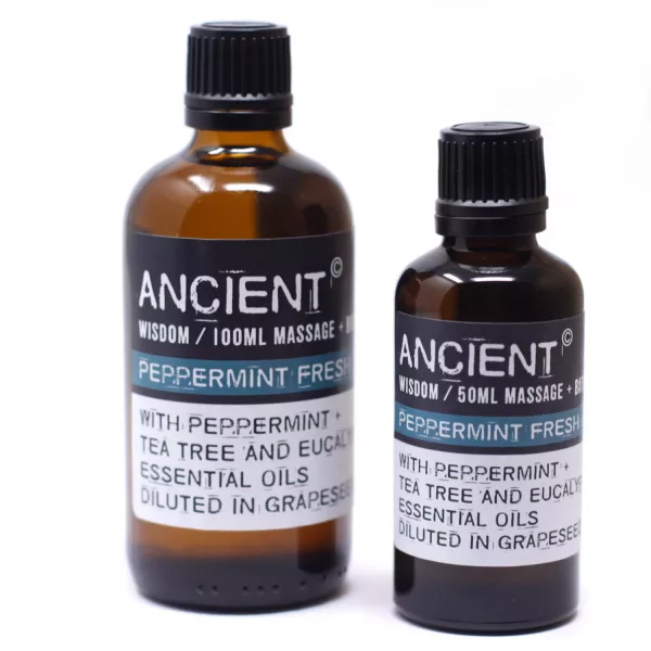 Peppermint Fresh Massage Oil - 50ml - Image 2