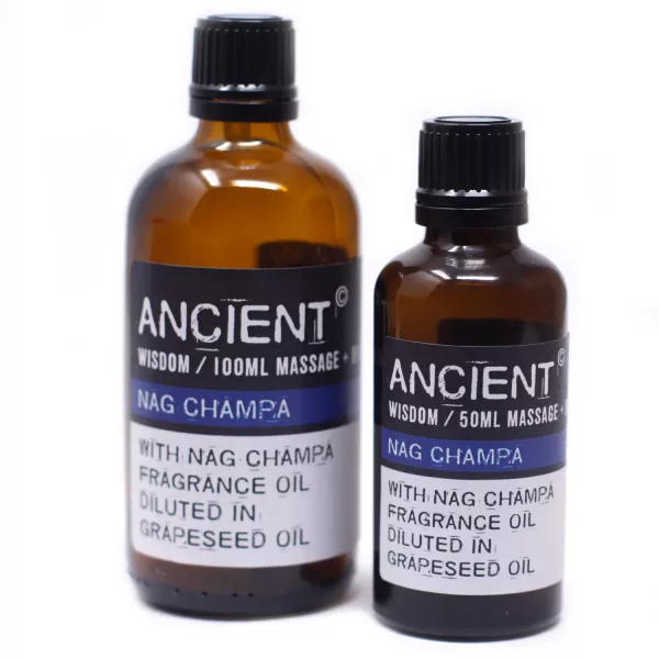 Nag Champa Massage Oil - 50ml - Image 2