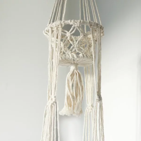 Macrame Pot Holder - Double Holder - Image 4
