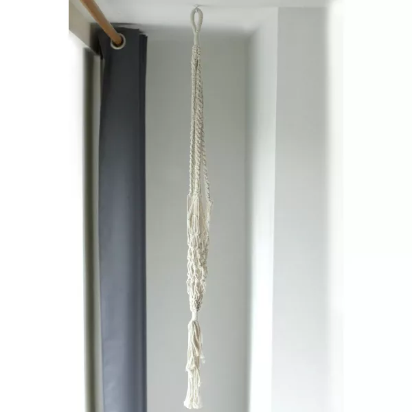 Macrame Pot Holder - Large Pot Holder - Extra Long - Image 3