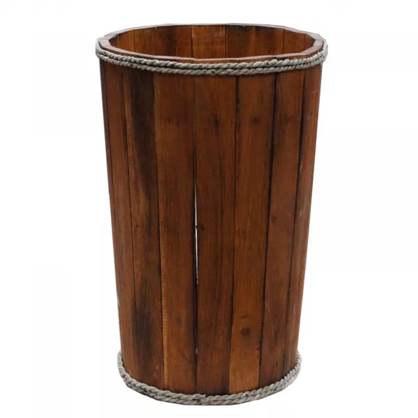 Lrg Nautical Display Tub - Brown 45x32cm - Image 2
