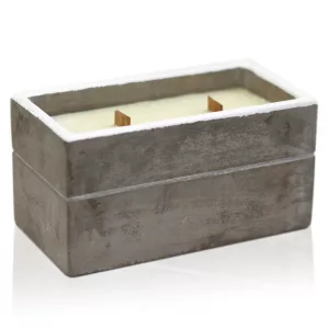 Concrete Wooden Wick Candles