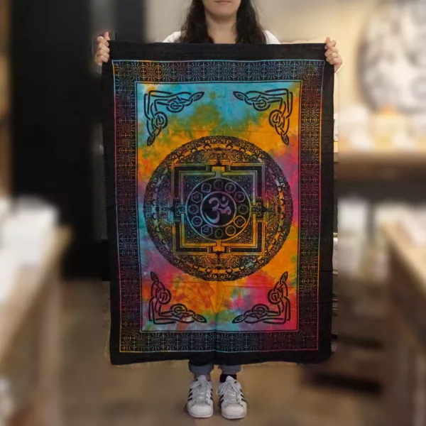 Cotton Wall Art - Sacred OM - Image 2
