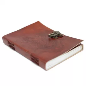 Leather Dragon Notebook (6x8\")