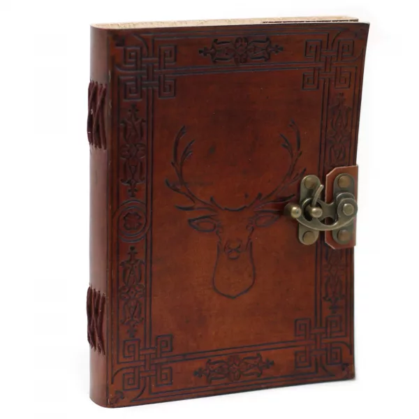 Leather Stag Notebook (6x8\") - Image 2