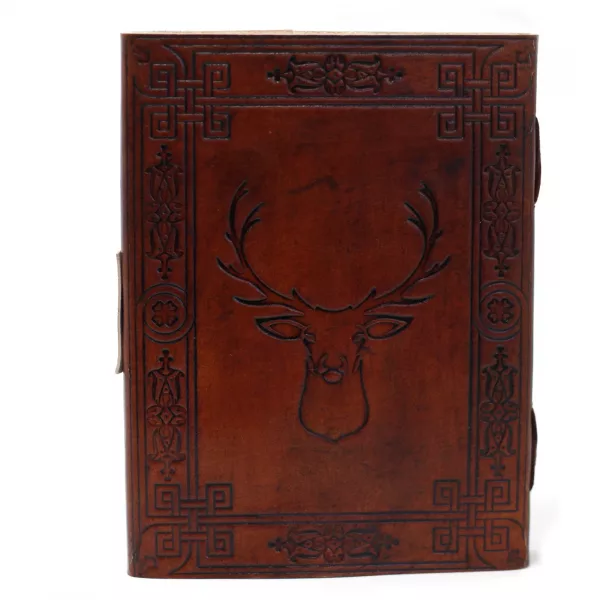 Leather Stag Notebook (6x8\") - Image 3