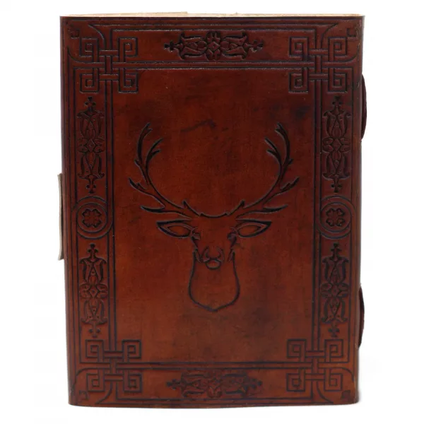 Leather Stag Notebook (6x8\") - Image 4