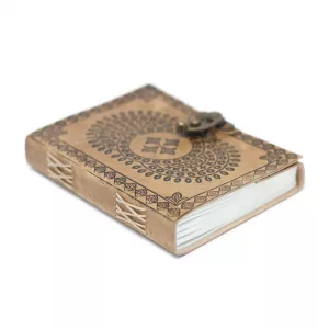 Leather Blue Mandala Notebook (7x5\")