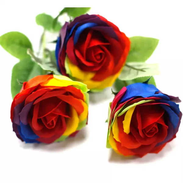 Luxury Soap Flower - Rainbow - Image 3