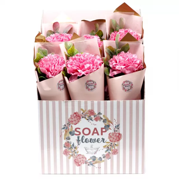 Soap Flower - Carnation Bouquet - Image 3