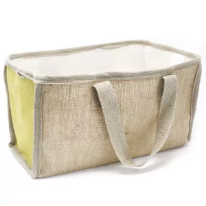Stacking Natural Jute Shopping Baskets