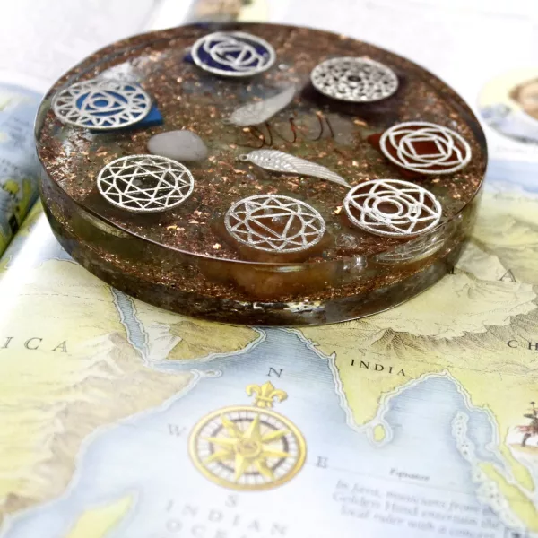 Orgonite Desk Power Packs - Angel Chakra - Lrg - Image 3