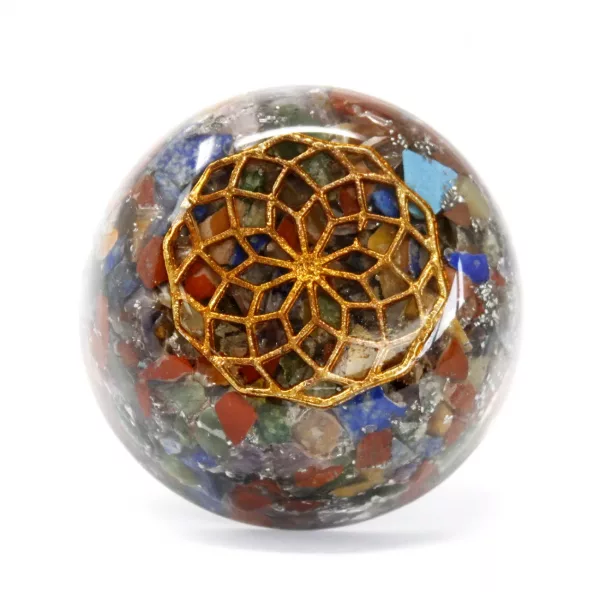 Orgonite Desk Power Packs - Multi Stone Dome - Image 2