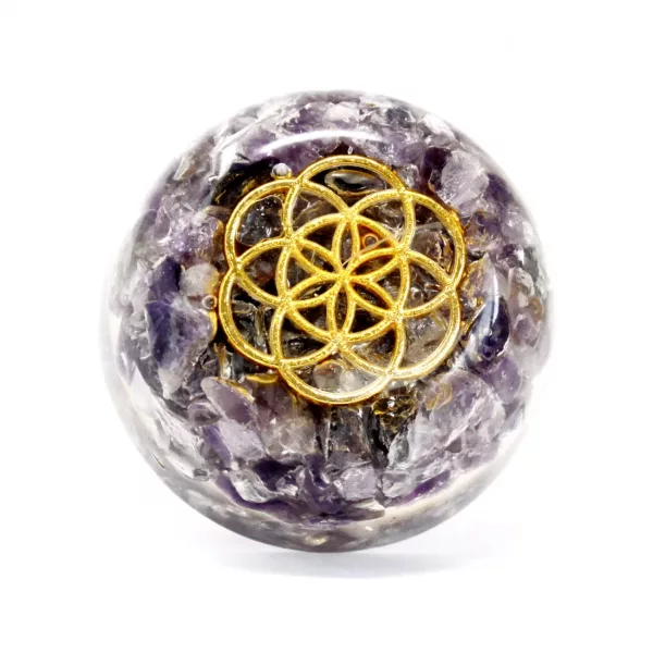 Orgonite Desk Power Packs - Amethyst Dome - Image 2