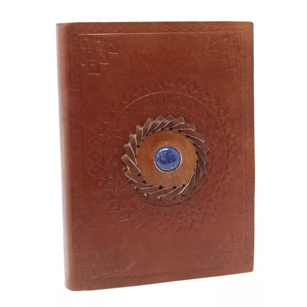 Leather Lapis Notebook (7x5\") - Image 2