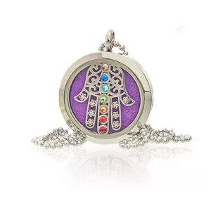 Aromatherapy Jewellery Necklace - Hamsa Chakra - 30mm