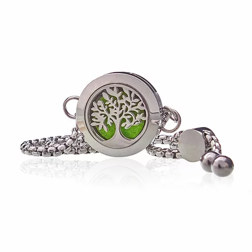 Aromatherapy Jewellery Chain Bracelet - Tree of Life - 20mm - Image 2