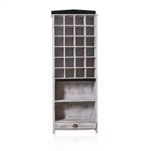 Dinner Candle Display Stand - Whitewash