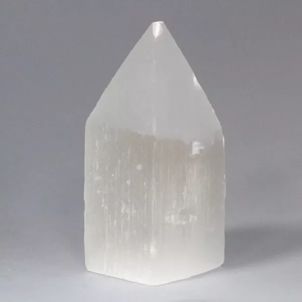 Selenite Pencil Point Tower - 10 cm - Image 2