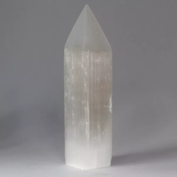Selenite Pencil Point Tower - 20 cm - Image 2