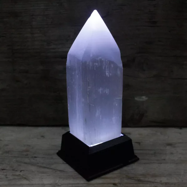 Selenite Pencil Point Tower - 15 cm - Image 3