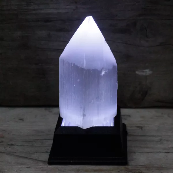 Selenite Pencil Point Tower - 10 cm - Image 3