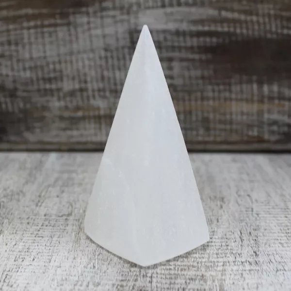Selenite Pyramid - 10 cm - Image 2