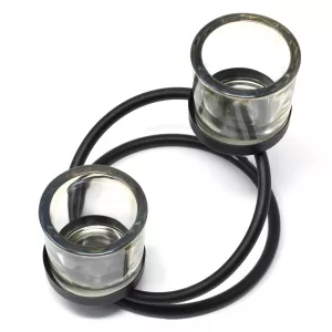 Centrepiece Iron Votive Candle Holder – 2 Cup Double Step