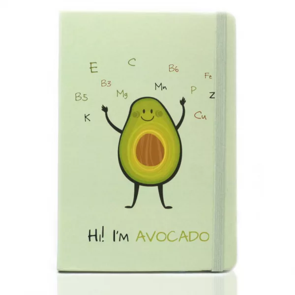 Cool A5 Notebook - Assorted Designs - Crazy Avocado - Image 2