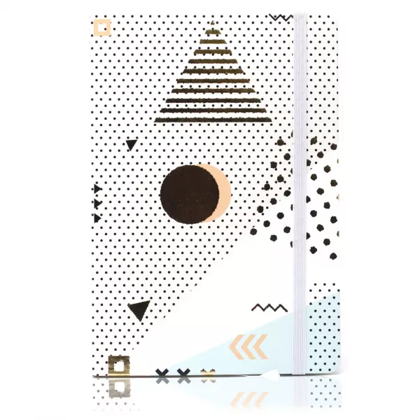 Cool A5 Notebook - Assorted Designs - Golden Abstract - Image 2