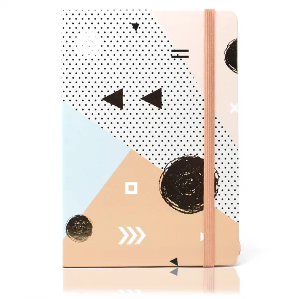 Cool A5 Notebook - Assorted Designs - Golden Abstract - Image 3