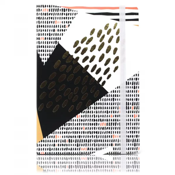Cool A5 Notebook - Assorted Designs - Golden Abstract - Image 4