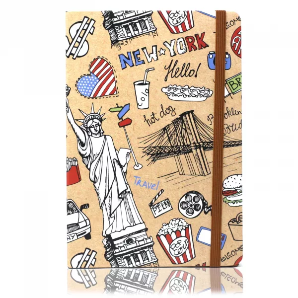 Cool A5 Notebook - Assorted Designs - Travel - Image 2