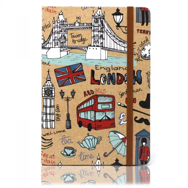 Cool A5 Notebook - Assorted Designs - Travel - Image 4
